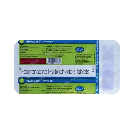 etofex 180mg tablet 10's